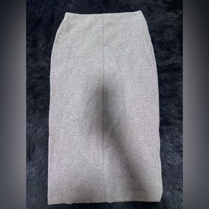 Zara Classic Gray Pencil Skirt